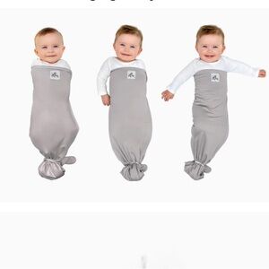 The Ollie Baby Swaddle in Stone